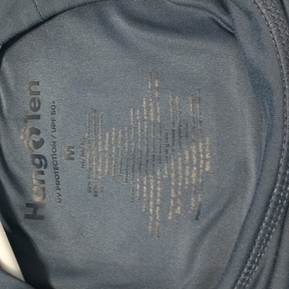 Hang Ten Mens Gray Long Sleeve  Tee Shirt - Picture 3 of 8